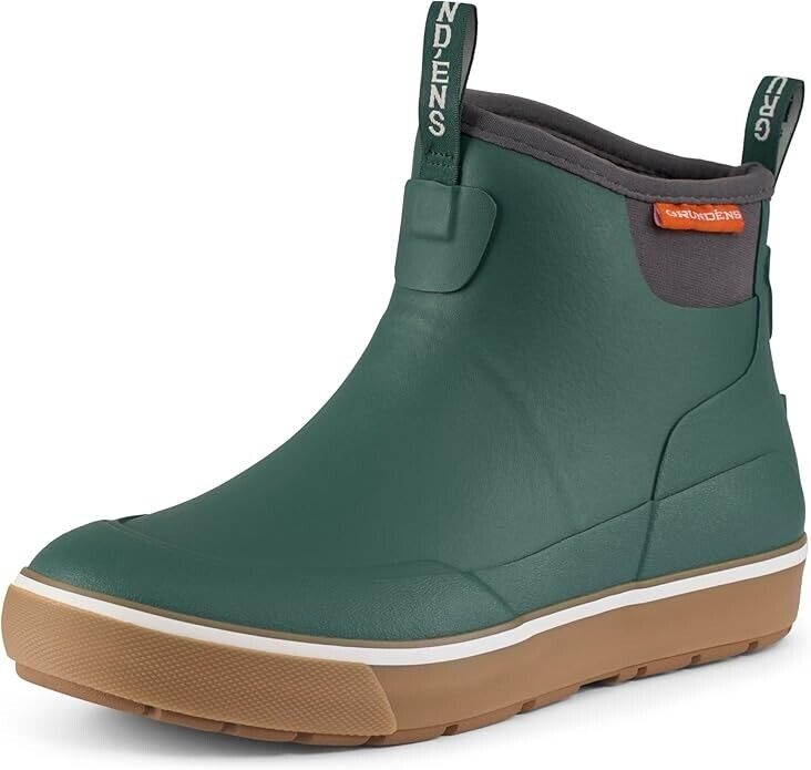 Grundens Women's Deck-Boss Ankle Boot 60011-367-PINE BRAND NEW - AllSportsWearUSA